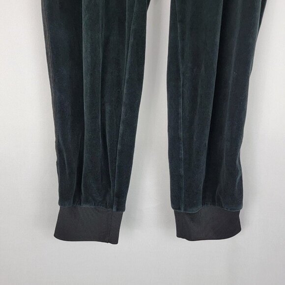 Juicy Couture Womens Zuma Velour Jogger Pants XL Classic Black Grunge Goth Y2K - Picture 5 of 16